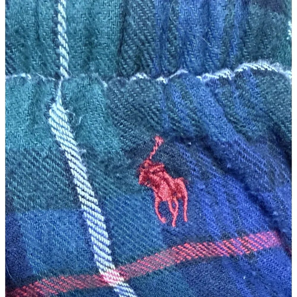Ralph Lauren Polo USA Plaid Pajama Pants M Used Good Fabric Feel